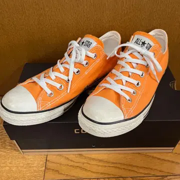 컨버스 로우컷 오렌지 25cm