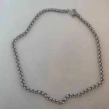 실버 체인 목걸이 토글 클래스프