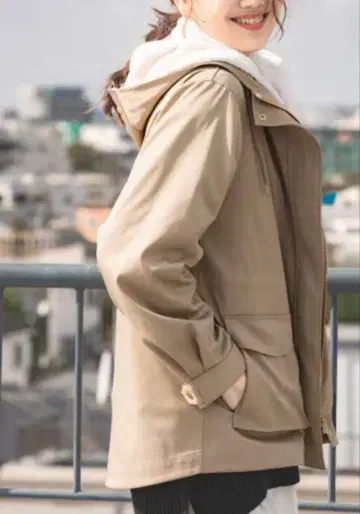 GLOBAL WORK 3WAY 발수 맘파 블루종 자켓 아우터