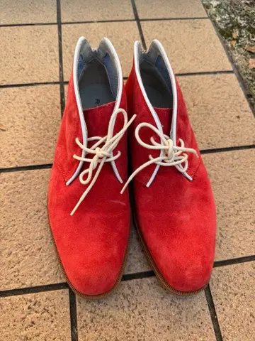 REGAL 빨간색 스웨이드 신발