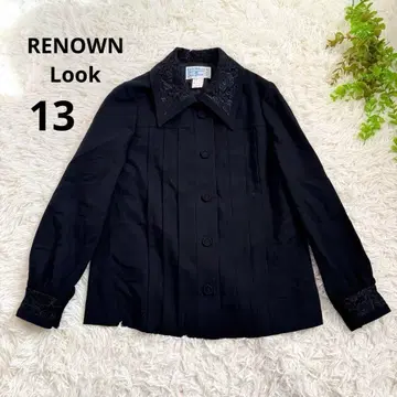 레나운 룩 블랙 포멀 셔츠 블라우스 (13) 블랙 빅 사이즈