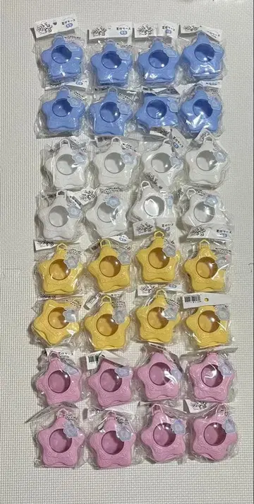 세리아 별 모양 창문 달린 케이스 32개