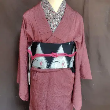 기모노, 오비, 허리띠 3종 세트, 장식용 깃 덤