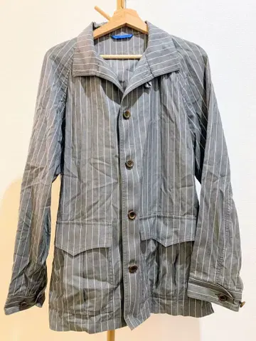 폴스미스 그레이 스트라이프 아우터 L