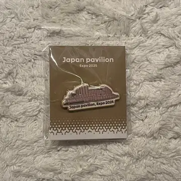 오사카 간사이 엑스포 2025 일본관 핀 배지 건물 외관