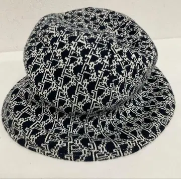 GIORGIO ARMANI 블랙 화이트 버킷 햇 모자