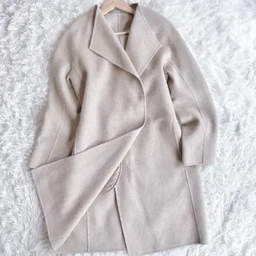 새상품급 띠어리 럭스 MOTION MARIO 더블 페이스 코트 38