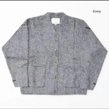 이노우에 브라더스 슬리 카디건 멜란지 그레이