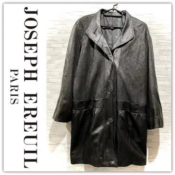 JOSEPH EREUIL 가죽 자켓 양가죽 일본제 롱 코트 프리