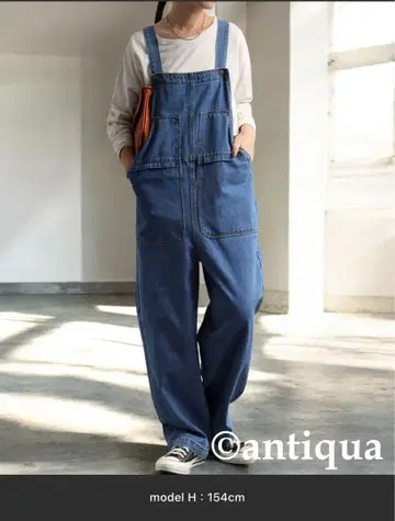 안티카 데님 살로펫 오버올