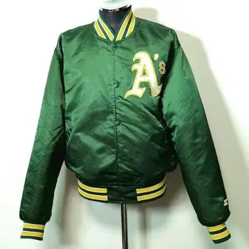 USA제 애슬레틱스 스타터 바시티 자켓 L 빈티지 자켓