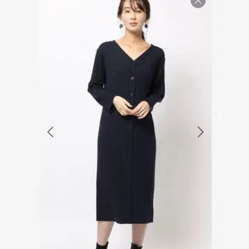 BARNYARDSTORM 니트 원피스 네이비