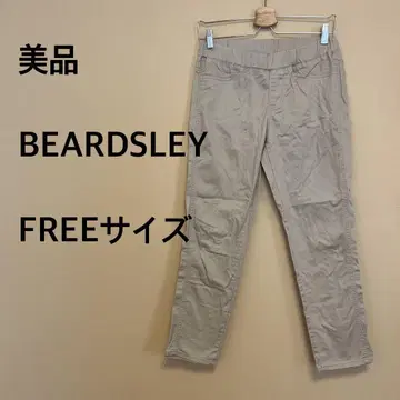 [ 새상품급 ] BEARDSLEY/여성용/팬츠/연한 그레이/무지/허리밴딩