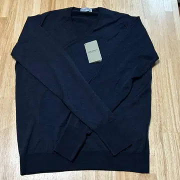 JOHN SMEDLEY V넥 니트 HEPBURN SMOKE M 사이즈