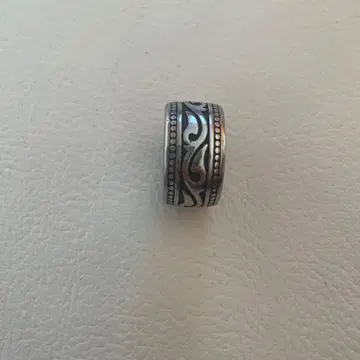 실버 장식적인 무늬 반지