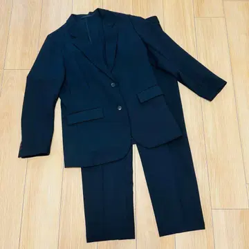 유니클로 감동 자켓 감동 슬림 팬츠 블랙 XL 세트