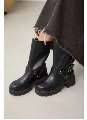 빈티지 라이크 엔지니어 부츠