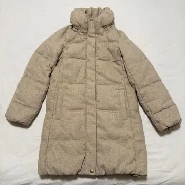 [ ikka ] 이카 충전솜 다운 자켓 아우터 베이지 계열 볼륨 옷깃