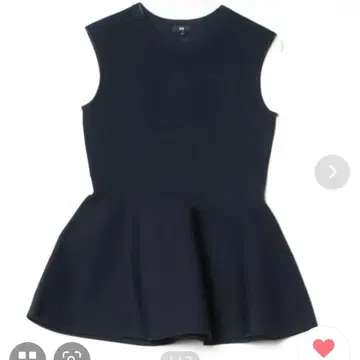 플라스테 PLST 24AW 홀가먼트 페플럼 슬리브리스 스웨터