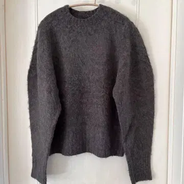 URBAN RESEARCH 다크 그레이 긴팔 니트