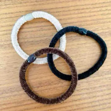 acca 머리끈 교체용 고무 1개 블랙