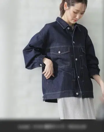 글로벌 워크 GOOD 데님 야와라카 자켓