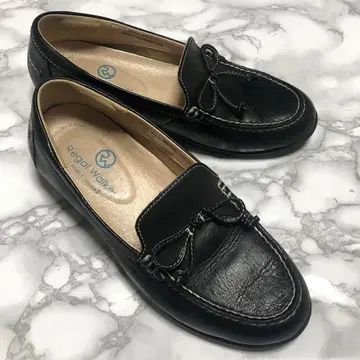 REGALWalker 리 리본 로퍼 천연 가죽 블랙