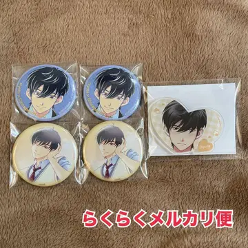 도키메모 GS4 카자마 레이다 5종 세트 산리오 캔뱃지 아크릴 배지