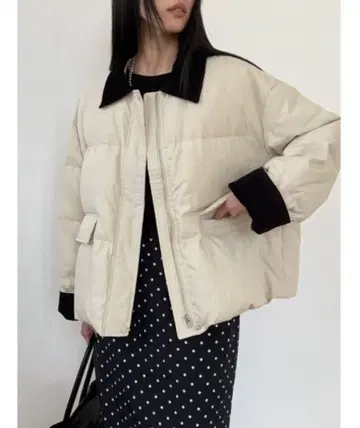 Didot.showroom 2025 FW 워크 자켓 다운 아이보리