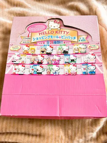 레어 Sanrio 헬로키티 쇼핑몰 핀 배지 56개입