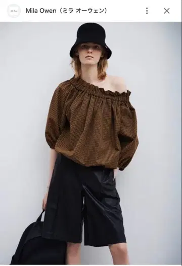 Mila Owen 미라 오웬 인조 가죽 숏팬츠 블랙 S 사이즈