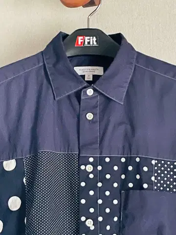 뷰티 앤 유스 beauty&youth 네이비 긴팔 셔츠