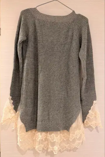 [ 새상품급! ] snidel 프릴 레이스 니트 스웨터