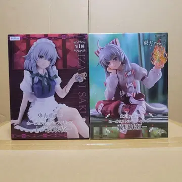 동방 Project 피규어 세트 이자요이 사쿠야 후지와라노 모코우