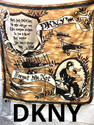 DKNY 실크 100 스카프