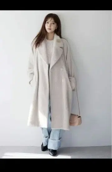 SNIDEL 샤기 코쿤 코트 23AW