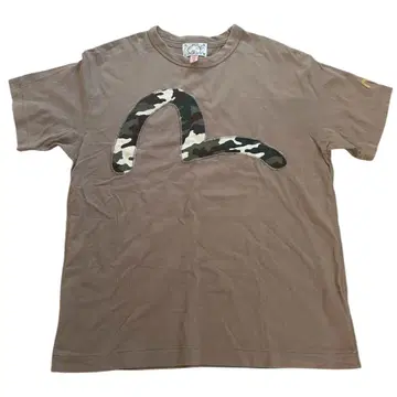 에비수 카모메 셔츠 베이지 카모플라주 카모플라쥬 반팔 38 M 남성용