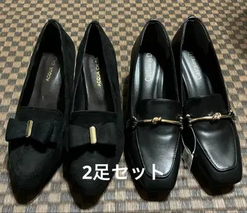 [ 새상품 ] 블랙 펌프스 2세트 M