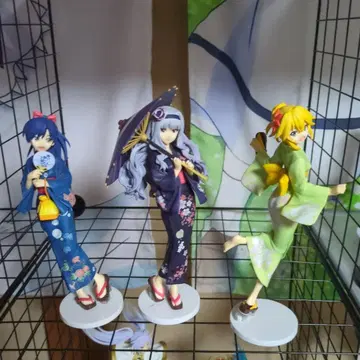 키사라기 치하야 호시이 미키 시죠 타카네 피규어 세트 기모노 캐릭터