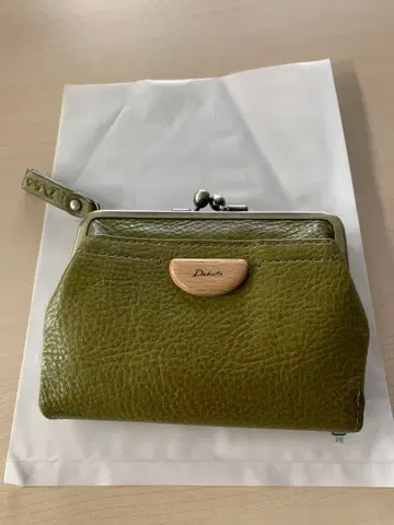 Dakota 올리브 그린 접이식 지갑 천연 가죽 가죽 멋진 여행백
