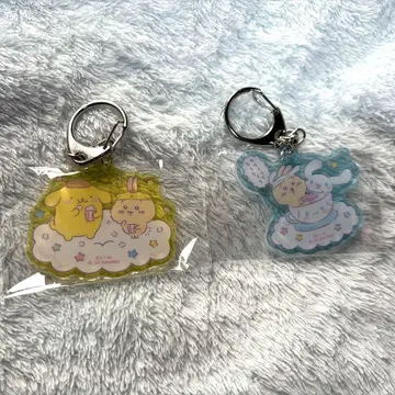 치이카와 산리오 캐릭터 콜라보 키링 토끼 익명 배송