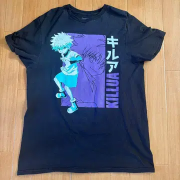 HUNTER x HUNTER 키루아 티셔츠 M 사이즈 빈티지 레어