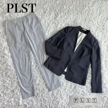컨디션 최상 워셔블 플라스테 세트 코디 셋업 팬츠 수트 M 사이즈