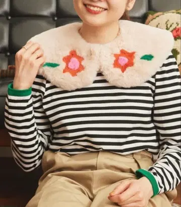 [ WEB 별주 ] CHILD WOMAN 퍼 탈부착 카라