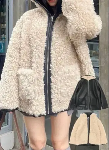 보아 자켓 후드 부착