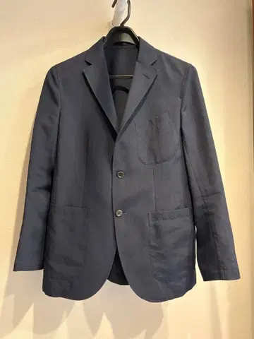 가마쿠라 셔츠 메이커스 셔츠 네이비 테일러드 자켓