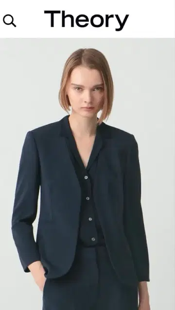 [ Theory ] 테일러드 자켓 S 다크 네이비
