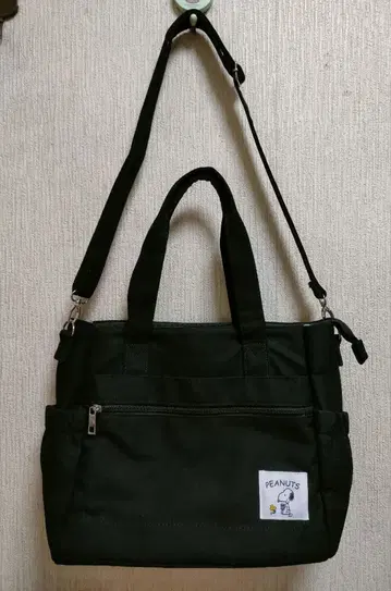 스누피 2way 토트백 지퍼 포함 PEANUTS