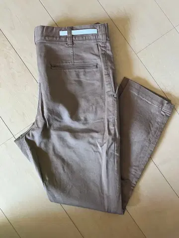 THREE BLIND MICE 베이지 코튼 팬츠