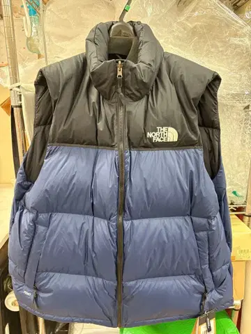 THE NORTH FACE 다운 베스트 M 블랙/네이비